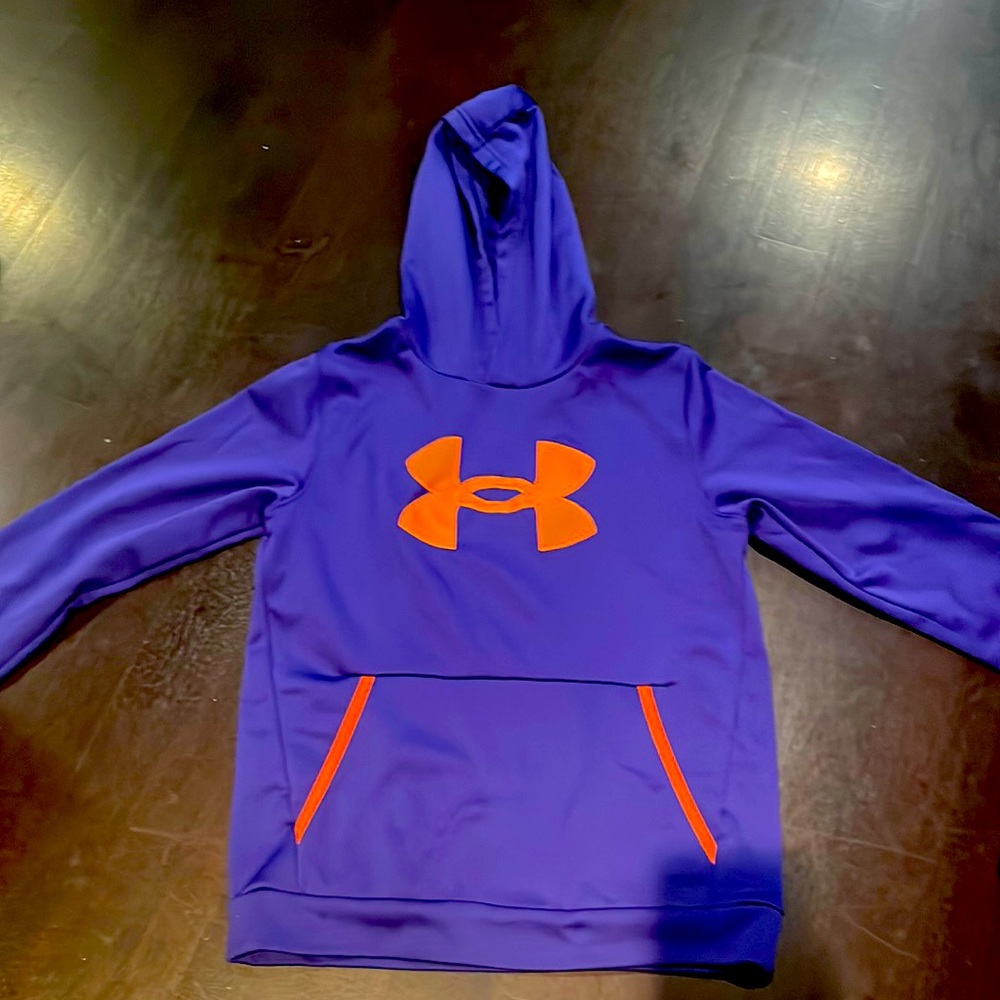 Nice blue and orange hoodie